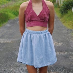 Brandy Melville Light Blue Skirt